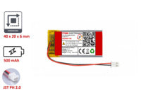 Lithium-Ion Polymer 3,7V Akku - Stecker: JST-PH 2.0