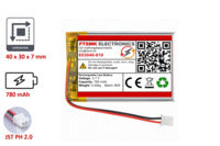Lithium-Ion Polymer 3,7V Akku - Stecker: JST-PH 2.0